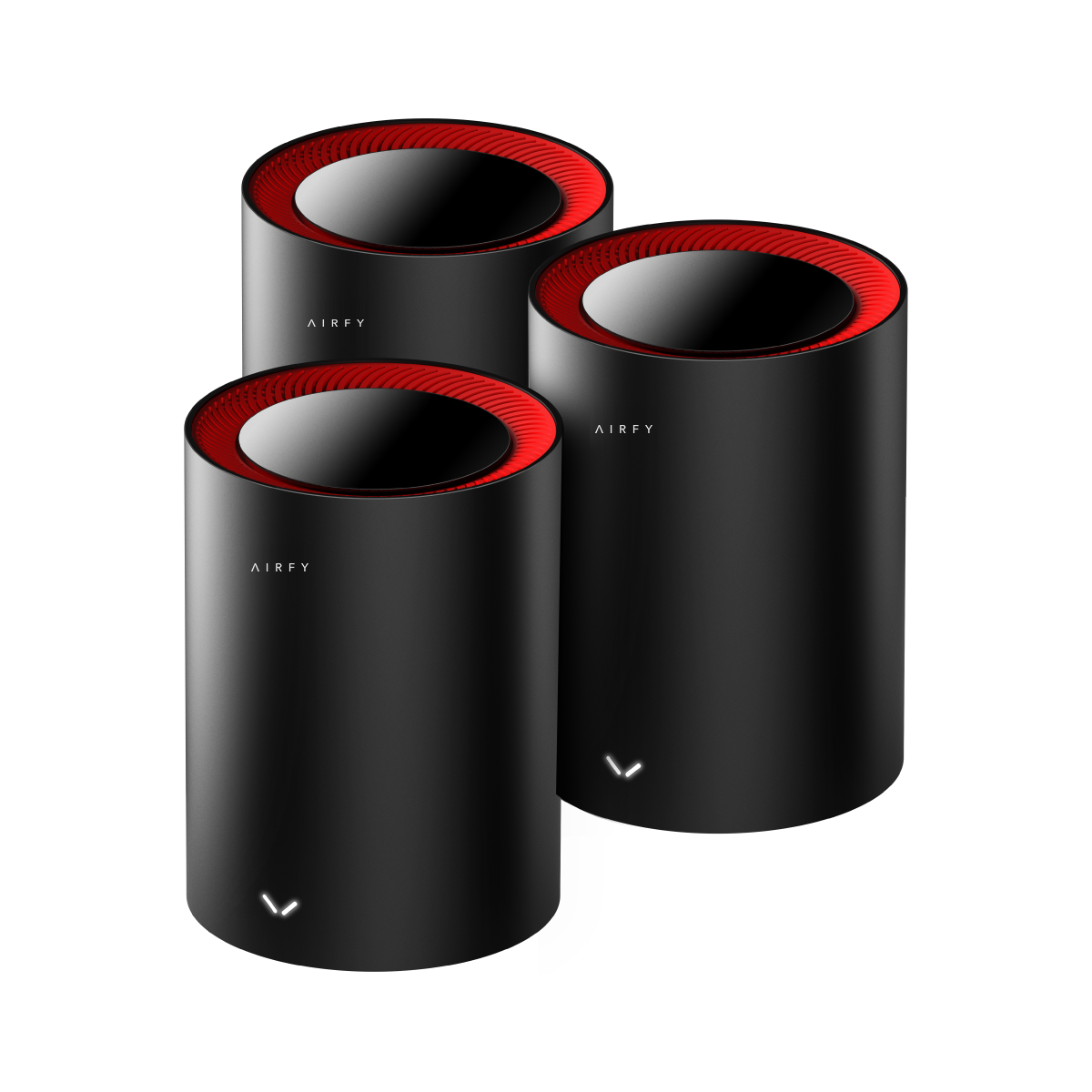 Drei Airfy-Router als Set